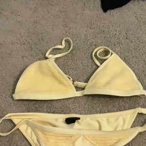 Bikini yellow la hearts large